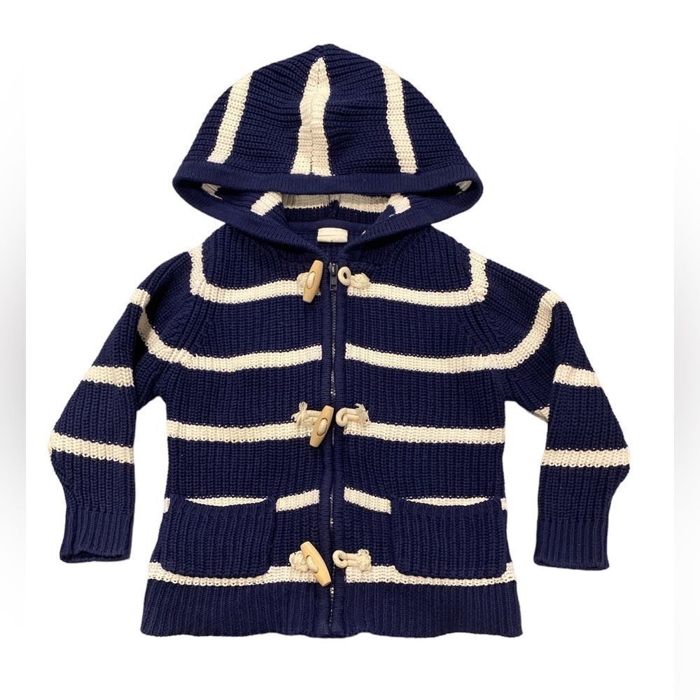 EGG by Susan Lazar Hooded Knit Hoodie Sweater size 2 years